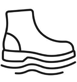 Thick Sole Boot Outline Icon